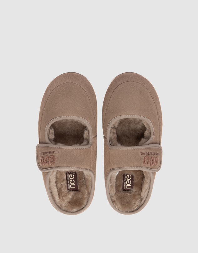 EVERAU - Australian Shepherd Ugg Velly Cow Suede Upper House Shoes