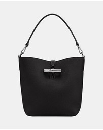 Longchamp - Le Roseau Leather Bucket Bag - XS