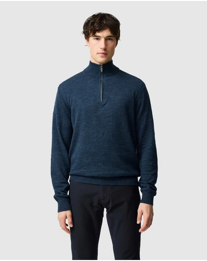 Rodd & Gunn - Fortrose 1/4 Zip Knit