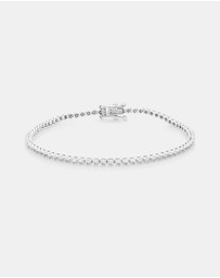 Michael Hill - 0.90 Carat TW Laboratory-Grown Diamond Tennis Bracelet set in 10kt White Gold