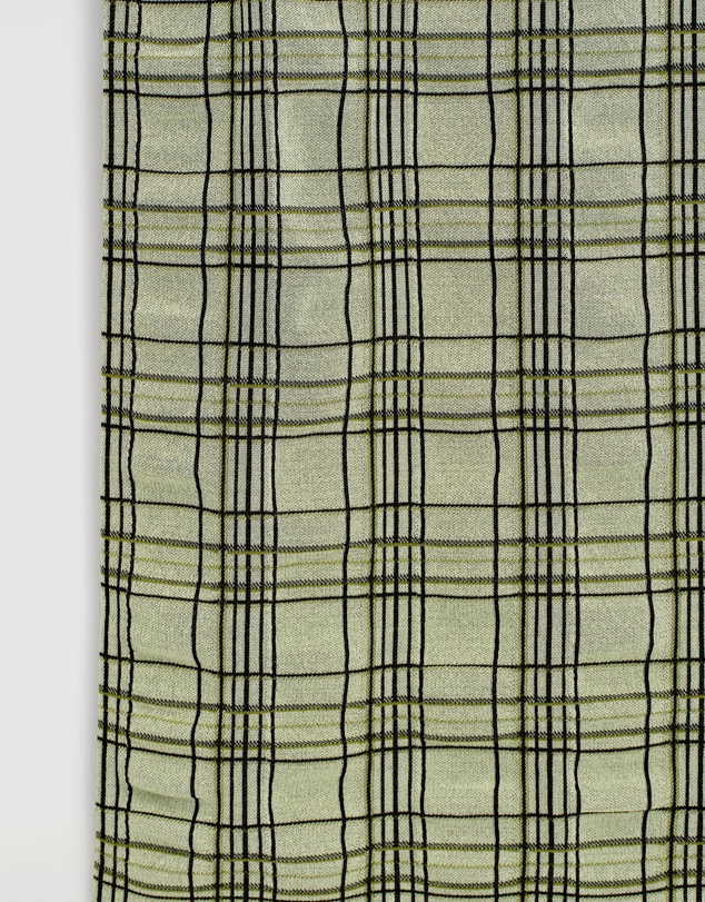 COS - Checked Cotton-Jacquard Midi Skirt