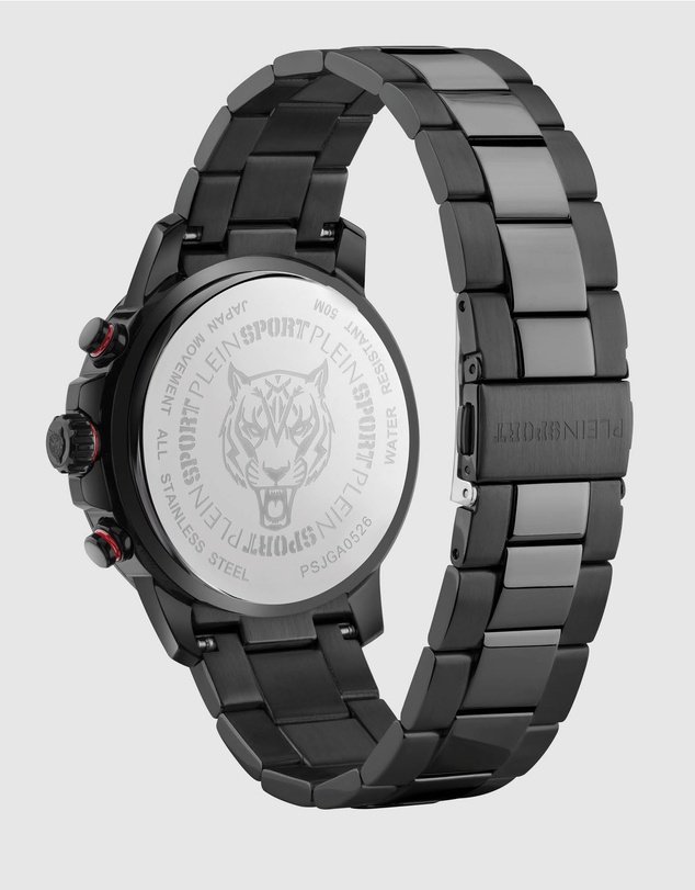 Plein Sport - CHRONORACE 45mm IP Gun Chronograph Watch