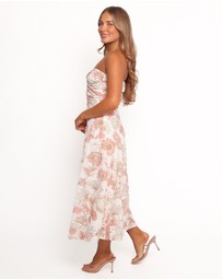 Petal & Pup - Calantha Maxi Dress - Pink Floral