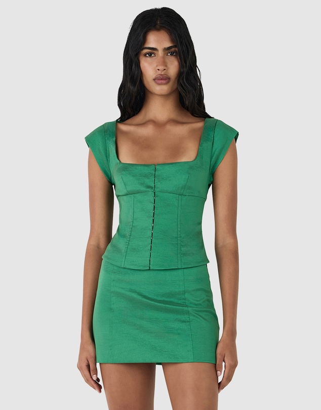 Hansen & Gretel - Kyra Taffeta Mini Skirt