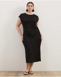 Atmos&Here Curvy - Lottie Side Tie Midi Dress