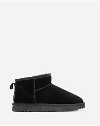 Ozwear Connection Uggs - Ugg Boots Genuine Australian Sheepskin Unisex Ankle Classic Suede