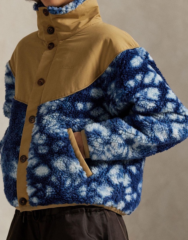 Polo Ralph Lauren - Tie-Dye Hybrid Fleece-Ripstop Jacket - The ICONIC Exclusive