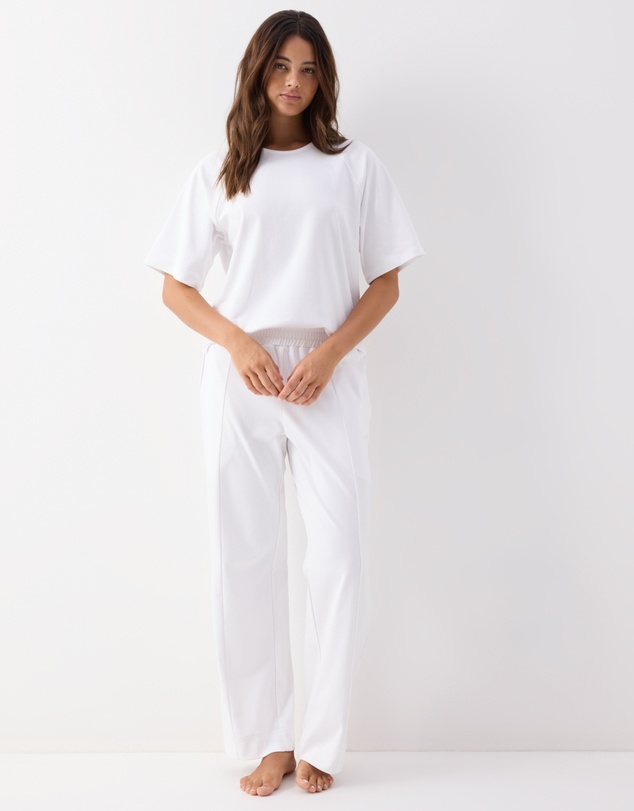 Wanderluxe Sleepwear - Florence Top White