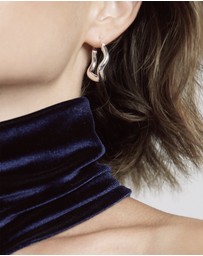 SAINT VALENTINE - Wabi Sabi Hoops - Silver