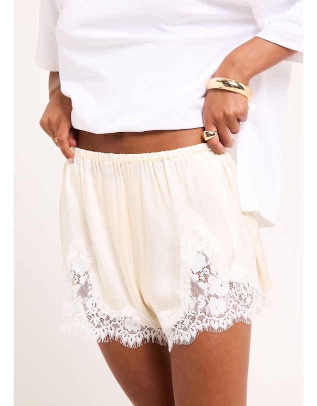 Alice In The Eve - Joy Lace Mini Shorts