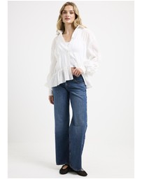 Subtitled - Chicago Shirred Long Sleeve Shirt