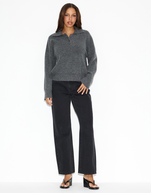Dazie - Paris Weekend Knit Polo Jumper