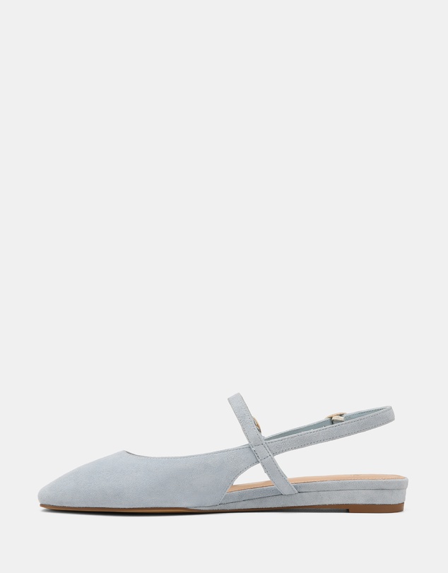 Wittner - Dallas Suede Leather Flat Slingbacks