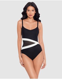 Miraclesuit Swimwear  - Spectra Lyra Underwired One-Piece Shaping Swimsuit with Mesh
