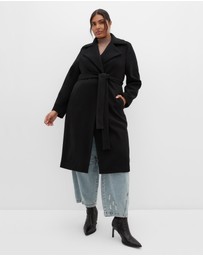 City Chic - Riley Row Belted Coat
