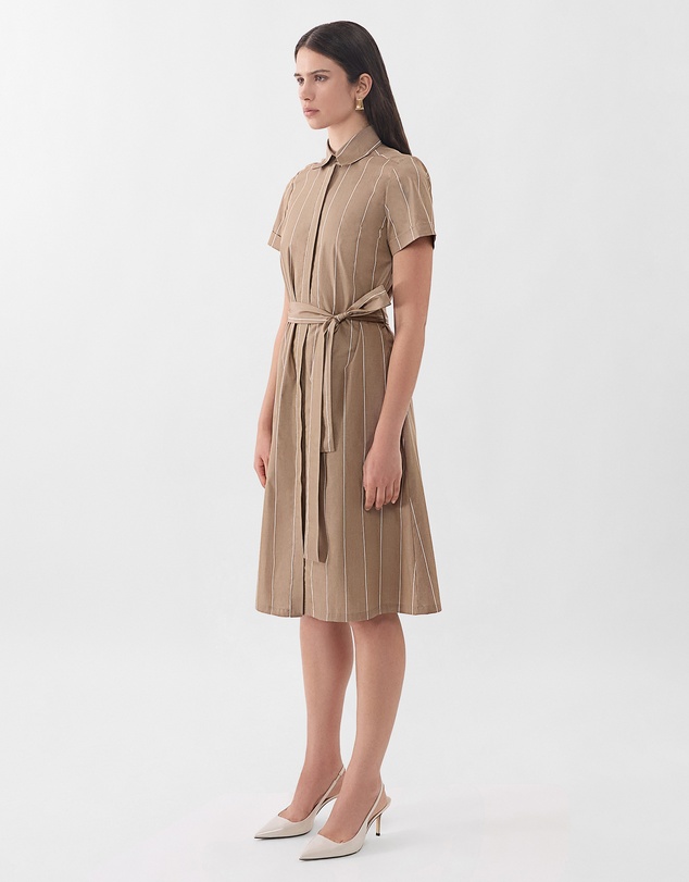 Farage - Alyce Stripe Shirtdress
