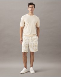 Calvin Klein - Printed Linen Shorts