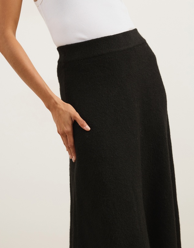 Atmos&Here - Katie Wool Blend Knitted Skirt