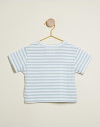 All Fenix - Mini Rib Stripe Tee - Babies-Kids