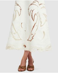 LEO LIN - Serafina Applique Maxi Dress