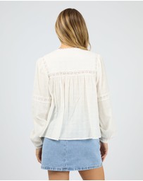 All About Eve - Lark Shirt Vintage White