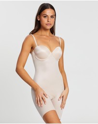 Spanx - SPANXshape™ Suit Your Fancy Strapless Cupped Mid-Thigh Bodysuit