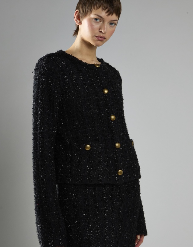 Glamorous - Tinsel Boxy Button Front Cardigan