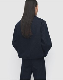 M.N.G - Denim Jacket With Fur Collar