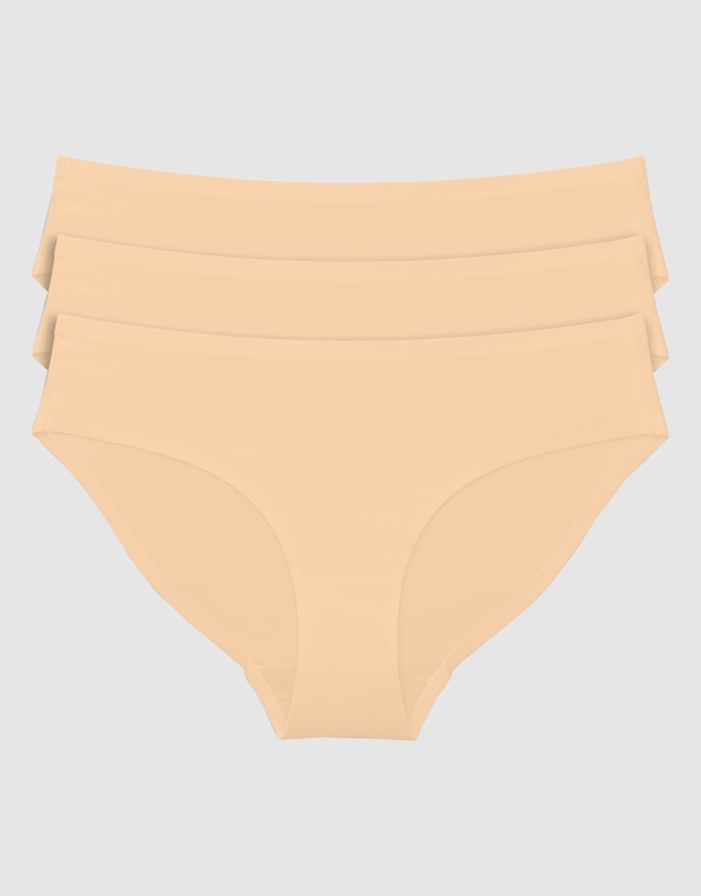 Parfait - 3 Pack Seamless Low-Rise Hipster Brief