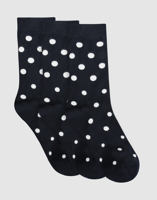 Levante - 3 Pack Gigi Spot Crew Sock