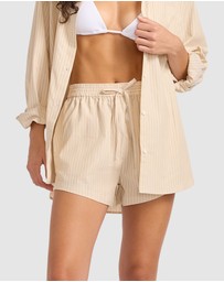 Seafolly - Wear Now Stripe Drawstring Shorts