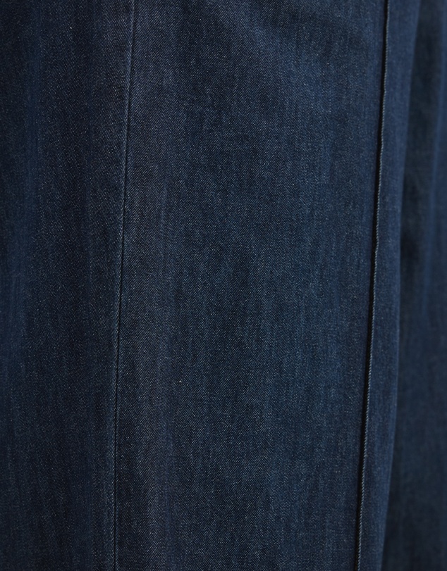 Atmos&Here Curvy - Alma Denim Chambray Pants