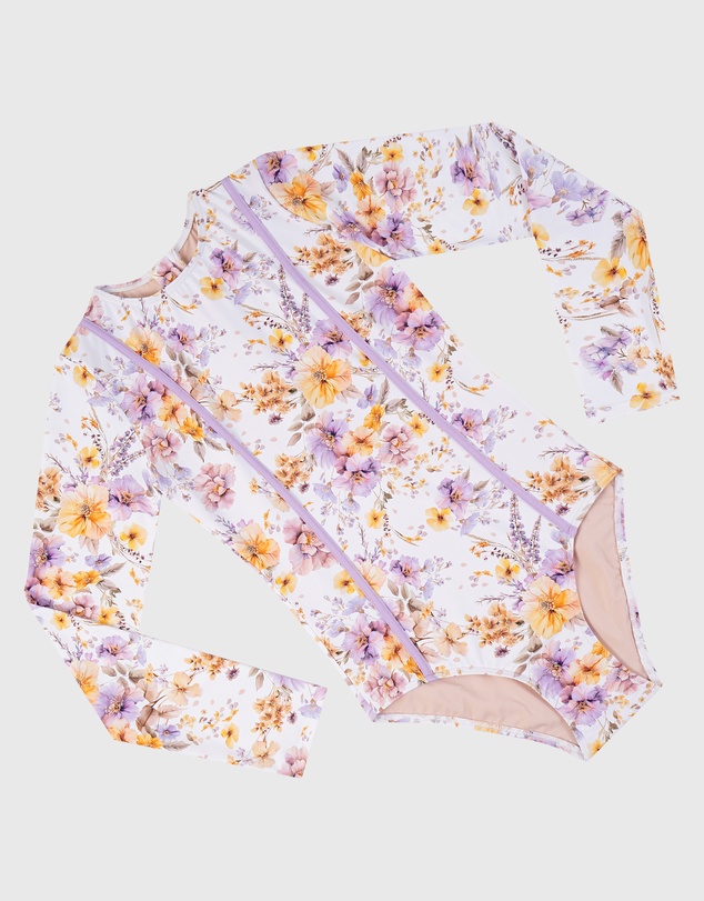 Aqua Blu Kids - Fleur Long Sleeve One Piece