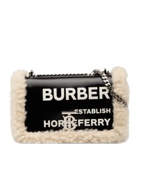 Pre-Loved by Azura Reborn - Pre-Loved Small Shearling Trimmed Coated Canvas Lola Crossbody