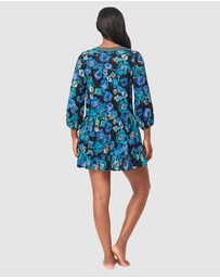 Miraclesuit Swimwear  - Secret Garden Mini Length Cotton Beach Dress