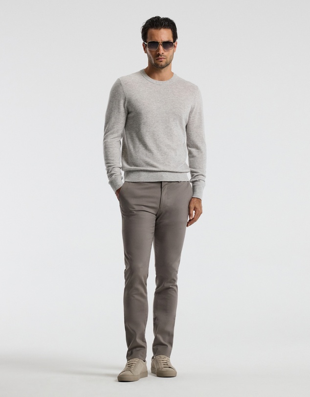 Calibre - Ultra Fine Merino Wool Sweater Silver