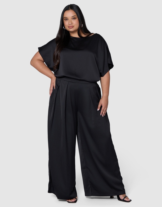 Pink Dusk by Curve Project - Lovergirl Wide Leg Pant
