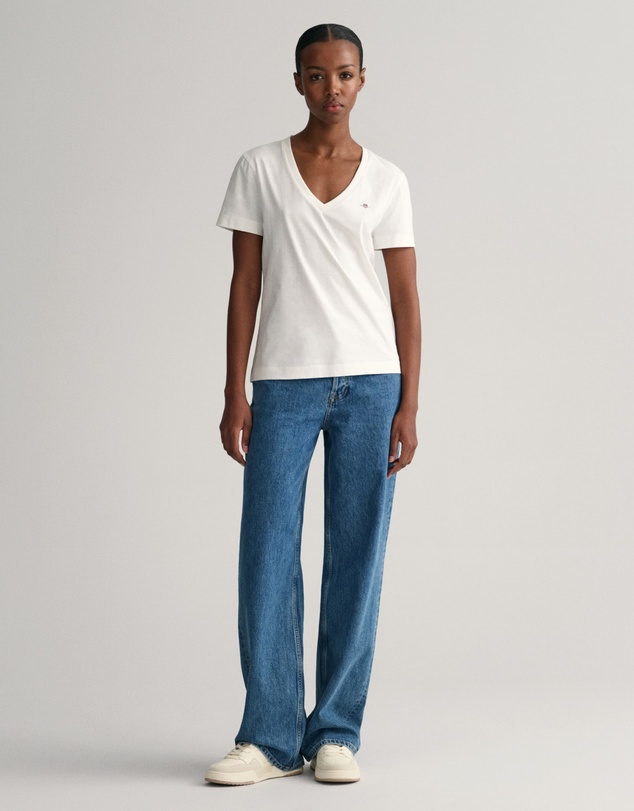 Gant - Shield V-Neck T-Shirt