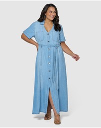 Indigo Tonic - Naomi Chambray Maxi Dress