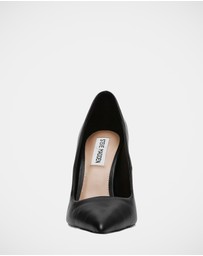 Steve Madden - Eden Black Leather Heels