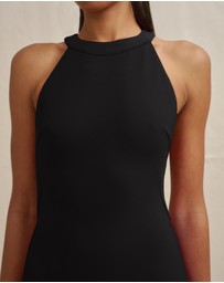 BY JOHNNY. - Velora Open Back Jersey Gown