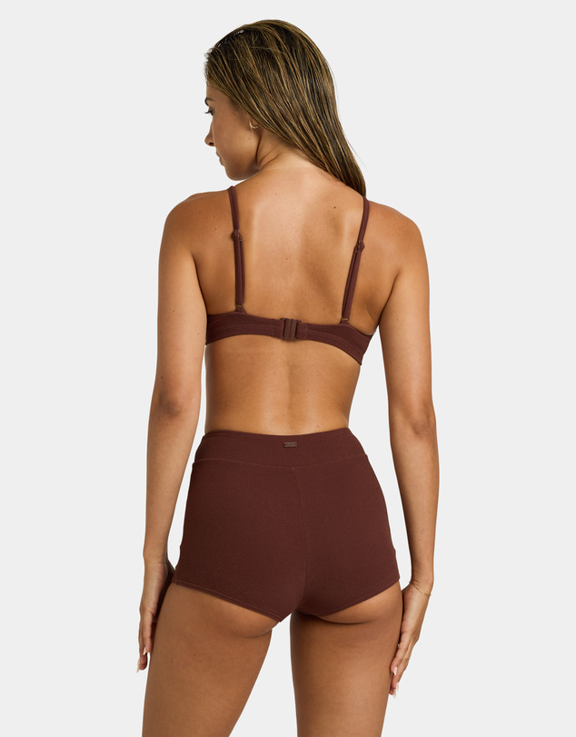 Roxy - Womens Palm Shadows Shorty Bikini Bottom