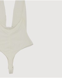 Revibe - Repaired MISHA Jennifer Cupro Bodysuit - AU 6