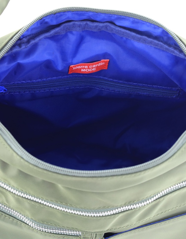 Pierre Cardin - Pierre Cardin Nylon Anti-Theft Cross Body Bag
