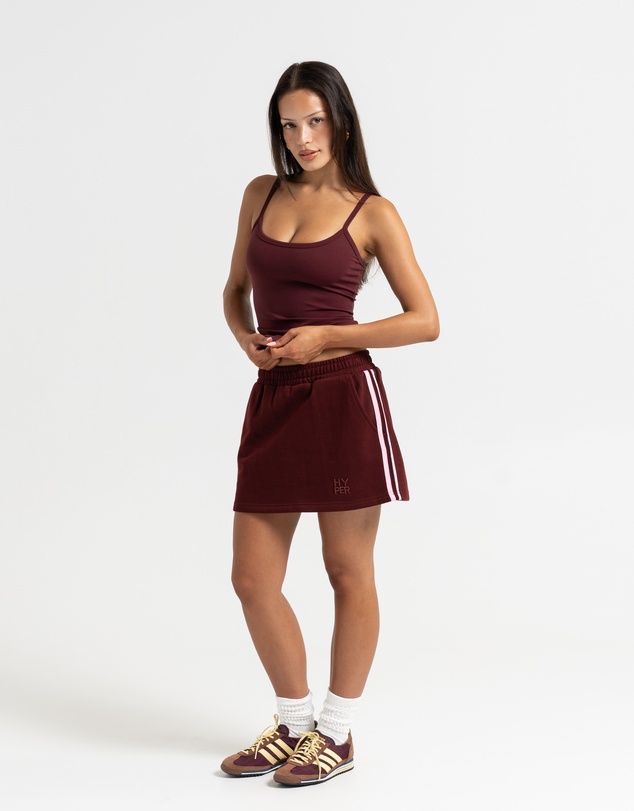 HyperLuxe The Label - Logo Embroidered Skirt