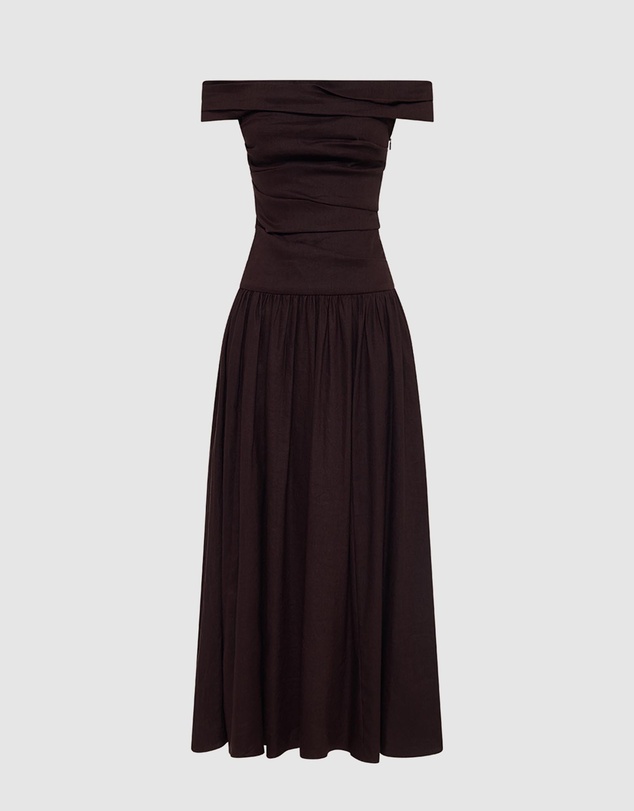 Shona Joy - Brooks Off Shoulder Maxi Dress