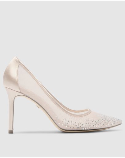 PEARL ROSE CRYSTAL SATIN