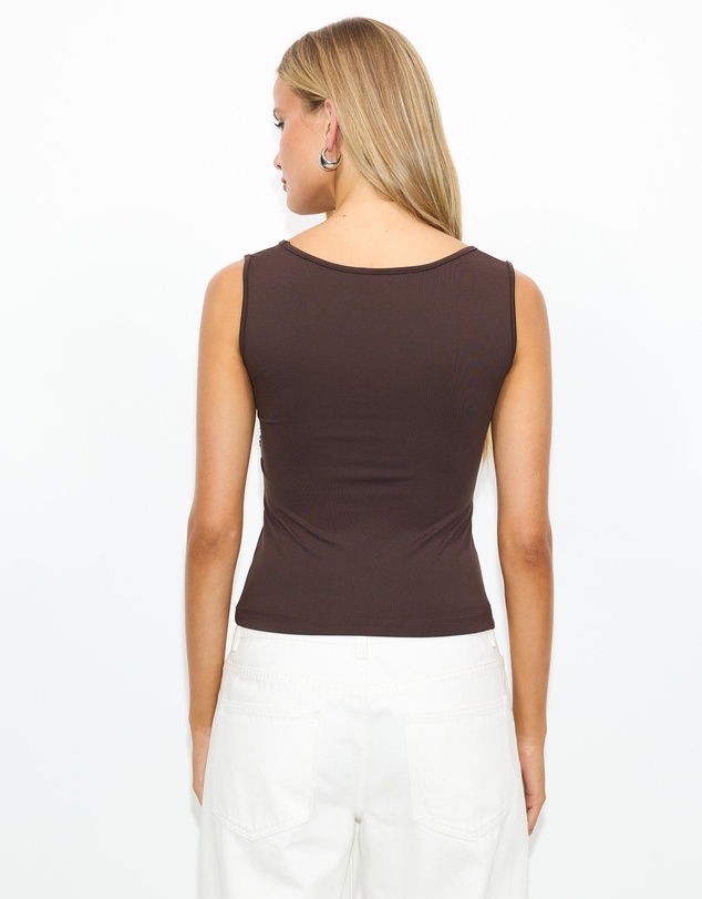Dazie - Eden Knot Front Top