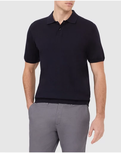 Van Heusen - Cotton Silk Knitted Polo