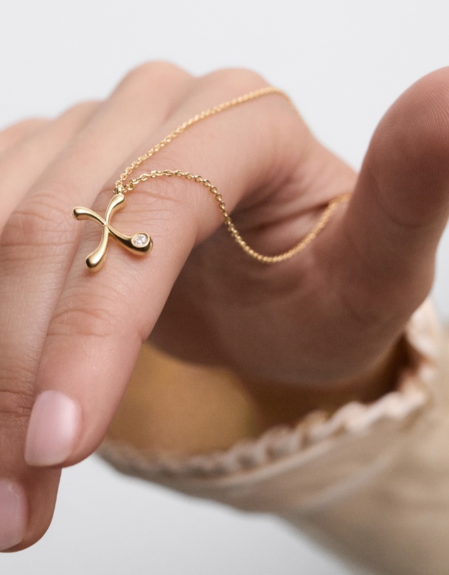 PDPAOLA - Initial 2026 X Pendant Necklace